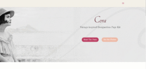 Designerless Page Kit - Cora