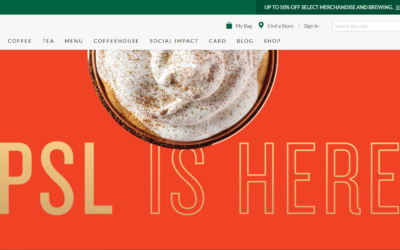 Two brilliant web design lessons you can learn from Starbucks