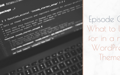 Three Things to Look For in a New WordPress Theme