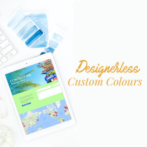 Divi Page Layout Custom Colours
