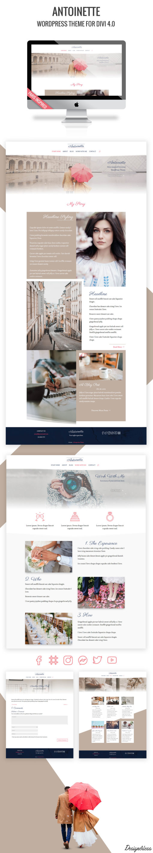 Antoinette - WordPress Theme Preview