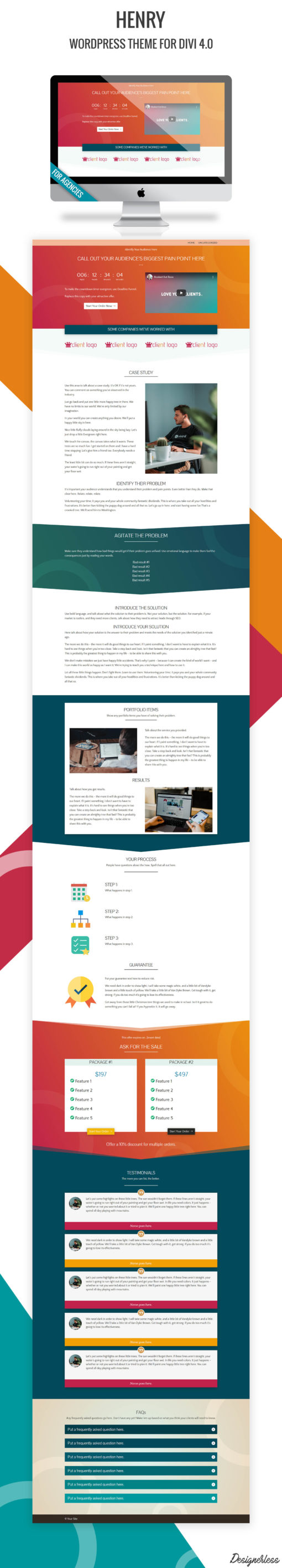 Henry - WordPress Theme Preview