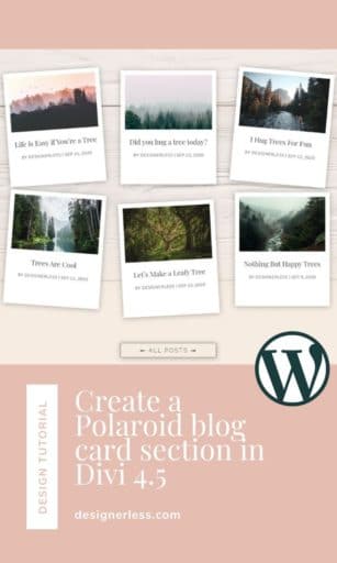 Divi Design Tutorial: Pinterest Pin Graphic