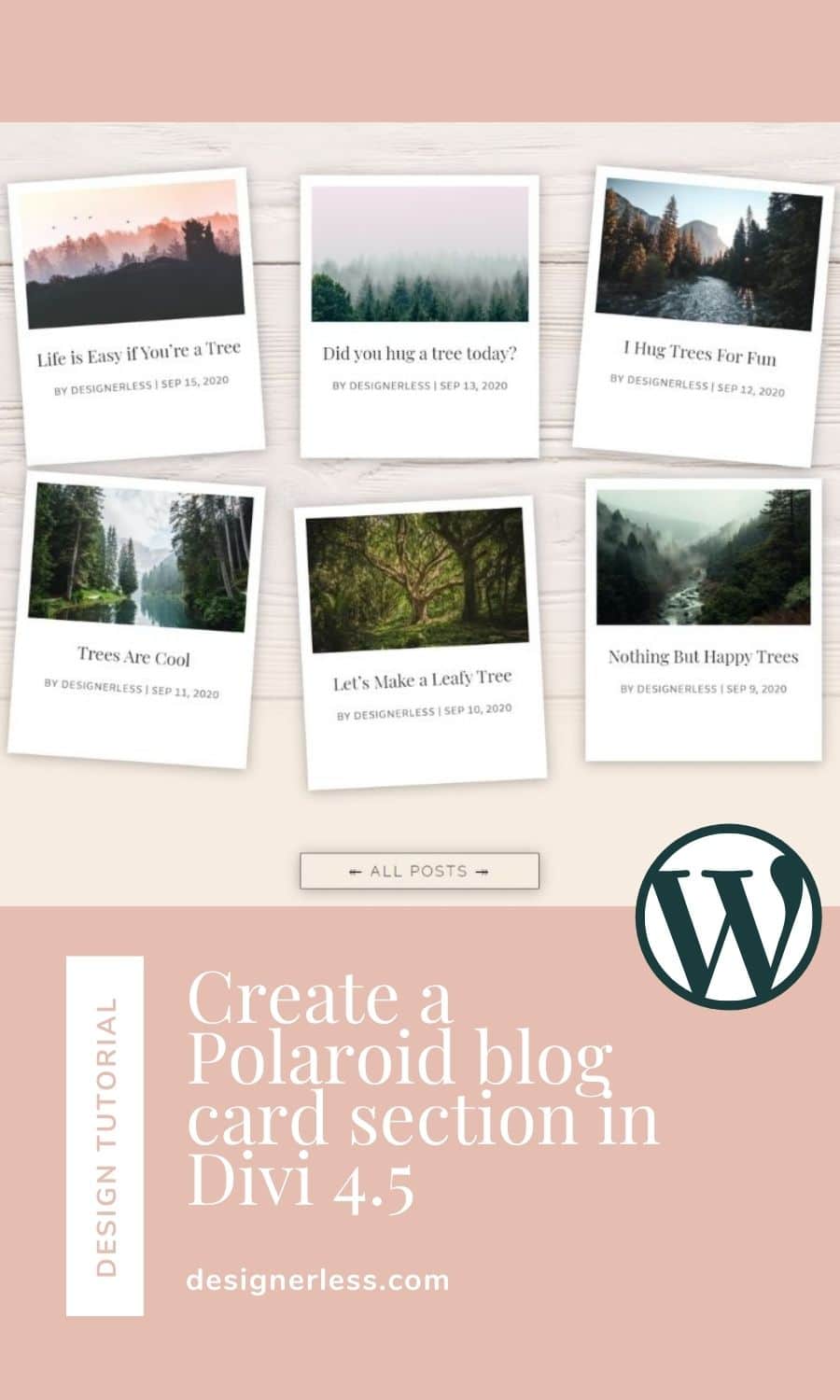 Pinterest Graphic: Designerless Polaroid Layout