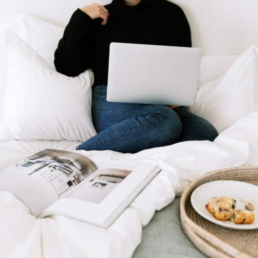 A Woman Blogging